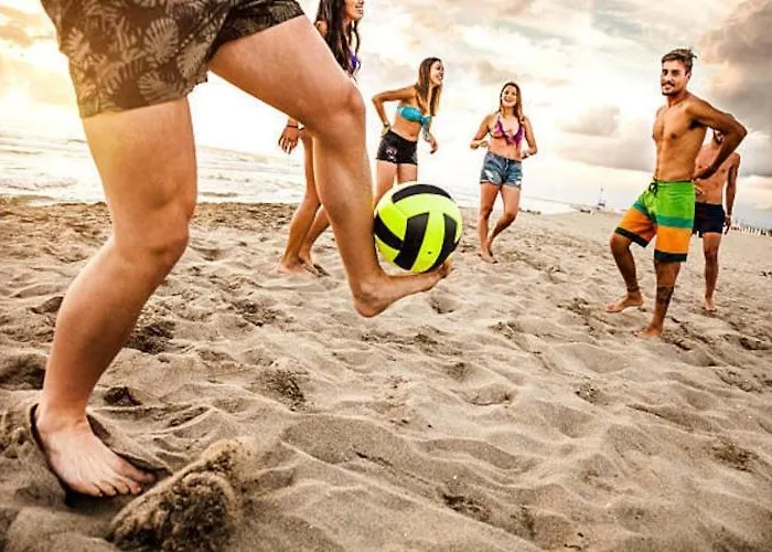 Apartment With A Balcony, Garden With Barbecue